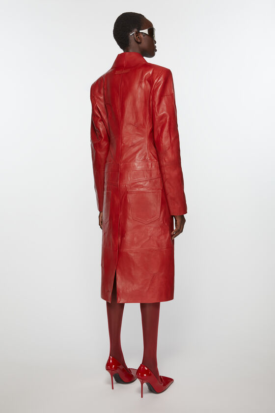 (image for) Streamlined Leather coat